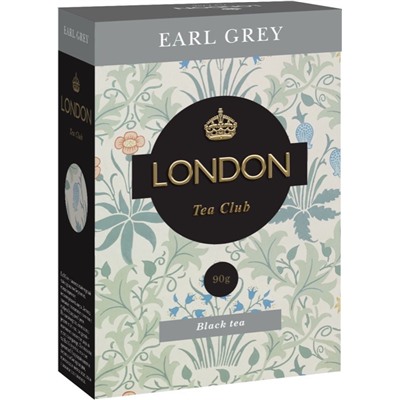 Чай                                        London                                        Черный "Earl Grey",90 гр. с бергамотом (24)
