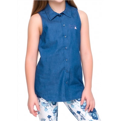 CLE блузка дев.871687/76т1дж, джинсовый, Таблица размеров на детскую одежду «ЭЙС» и «CLEVER WEAR»
