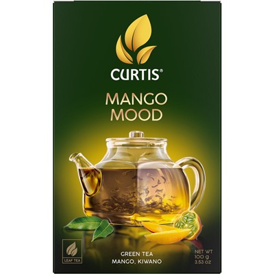 Чай                                        Curtis                                        Mango Mood 100 гр. зеленый (14) 102589