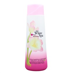 Mistine Парфюмированный тальк для тела / White Spa UV White Perfumed Talc Powder, 200 г