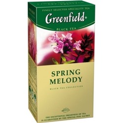 Чай                                        Greenfield                                        Spring Melody 25 пак. х 1,5 гр. черный с чабрецом (10) (0525)