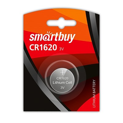 Элемент литиевый Smart Buy CR1620 (1-BL) (12/720)