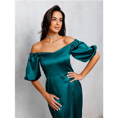 349GRN Платье женское Зеленый