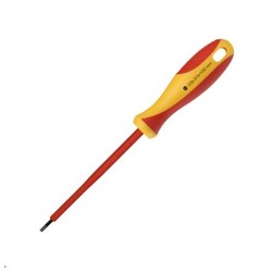 *Диэлектрическая отвертка Smartbuy Tool шлицевая SL3x100, до 1000В, VDE, прорез.ручка, серт.испыт