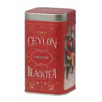 Чай                                        Chelton                                         "Подарок от Санты" 100 гр. ж/б (12) черный ОРА /22407