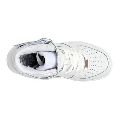 Кроссовки NN A Force 1 Mid 07 White Leather арт 5001-1