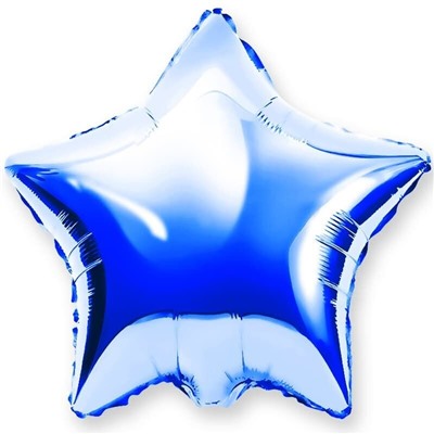 В0104-F шар фольга звезда син32\81