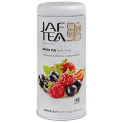 Чай                                        Jaf tea                                        PC "Forest fruit" 100 гр. черный с аром.лесных ягод, ж/б (4)