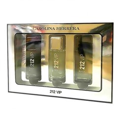 Подарочный парфюмерный набор Carolina Herrera  212 Vip Man 3 в 1 (не совпадает название на флаконе)