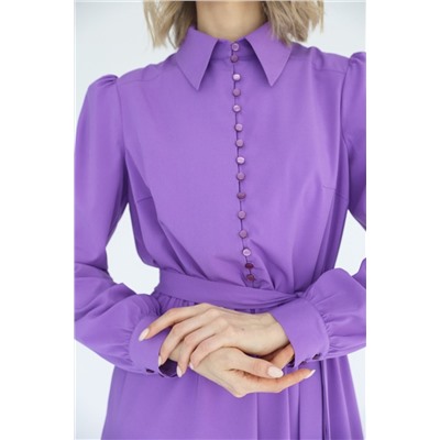Платье с навесными петлями Фиолетовый