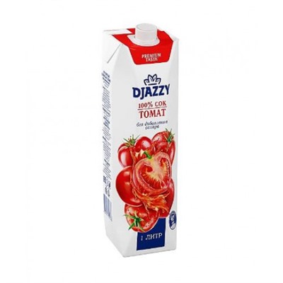 «Djazzy», сок «Томат» 1 литр KDV