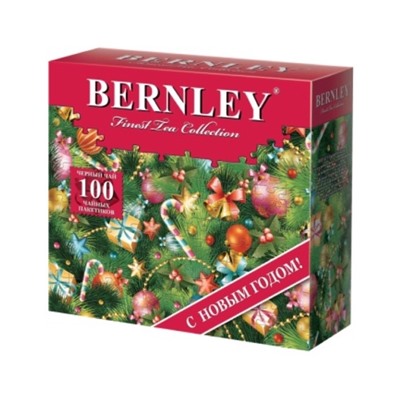 Чай                                        Bernley                                        BERNLEY ENGLISH BREAKFAST 100 пак.*2 гр. с/я, картон (12)
