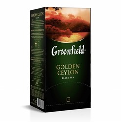 Чай                                        Greenfield                                         Golden Ceylon 25 пак. х 2 гр. цейлон черный (10) (0352-10)