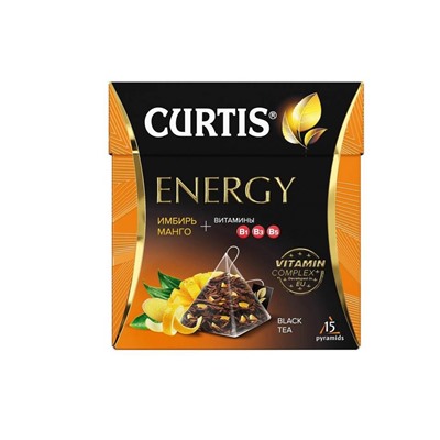 Чай                                        Curtis                                        Energy Tea 15 пак.*1,7 гр.черный+ витамины (12) 102290