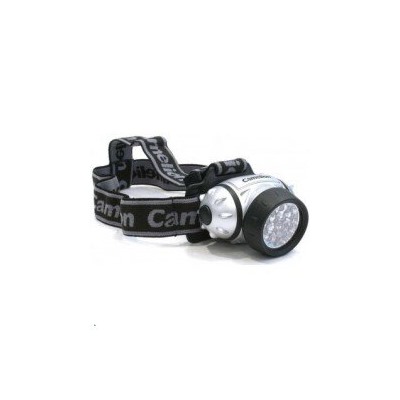 *Фонарь  Camelion LED 5312-14F4 (налобный, металлик, 14LED, 4 режима, 3хAAA в комплекте, блис