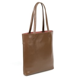 Женская кожаная сумка шоппер 8688-220 Хаки