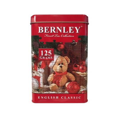 Чай                                        Bernley                                        BERNLEY ENGLISH CLASSIC 125 гр. черный кр.лист, ж/б (12)