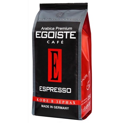 Кофе                                        Egoiste                                        Эспрессо 250 гр. зерно (12)