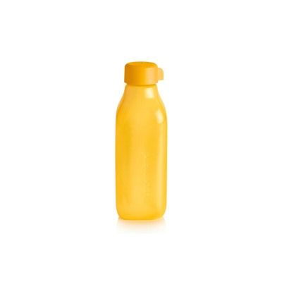 Эко-бутылка 500 мл желтая квадратная