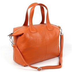 Женская сумка с ручками из эко кожи 1181-877 Оранж