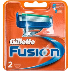 Кассеты для бритья Gillette (Джилет) Fusion (2 шт)