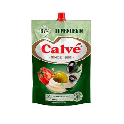 «Calve», майонез «Оливковый» 67%, 400 гр. KDV
