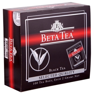 Чай                                        Beta tea                                        Отборное качество 100 пак.*2 гр. черный (6)