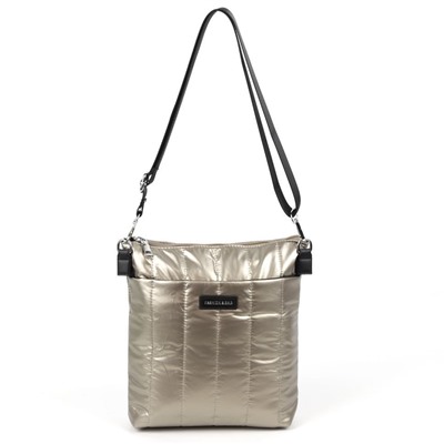 Женская дутая стеганная сумка-планшет через плечо 1293-1 Голден