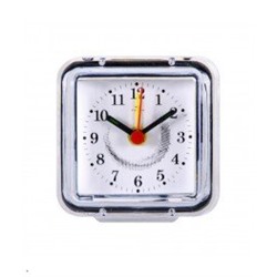 *Часы будильник  B1-023 (7х7 см) Графический вихрь