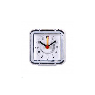 *Часы будильник  B1-023 (7х7 см) Графический вихрь