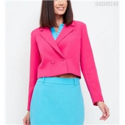Пиджак укороченный ярко-розовый ASHG245