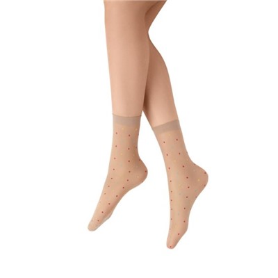 Носки женские полиамид, Minimi, Pois color 20 носки оптом