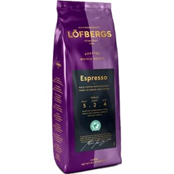 Lofbergs Lila. Espresso (зерновой) 400 гр. мягкая упаковка