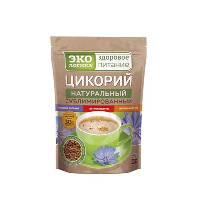 Напитки                                        Экологика                                        Цикорий 150 гр. раст. субл. пакет (10)