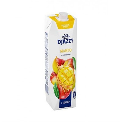 «Djazzy», нектар «Манго» 1 литр KDV