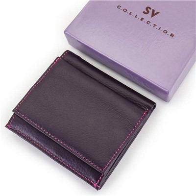 Маленький женский кожаный кошелек SV СВ 1001-1025