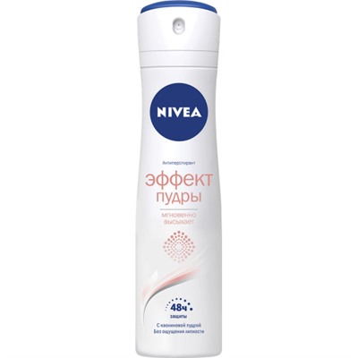 Антиперспирант спрей женский Nivea (Нивея) Эффект пудры, 150 мл