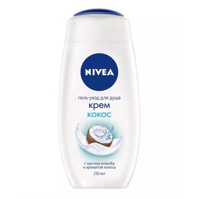 Крем-гель для душа Nivea Крем кокос, 250 мл