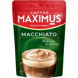 Кофе                                        Maximus                                        Напиток кофейный раствор.ТМ "Maximus" Macchiato 150 гр. м/у (16)