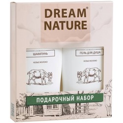 Подарочный набор для женщин Dream Nature Козье молоко (шампунь, 250 мл и гель для душа, 250 мл)