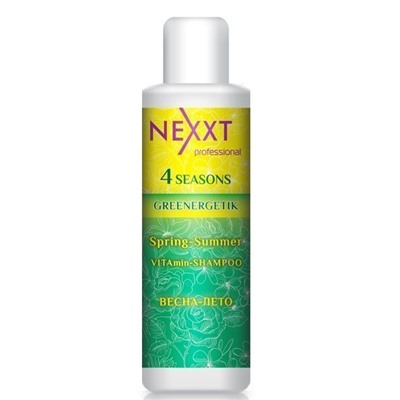 Nexprof Шампунь витаминный для волос весна-лето / Professional Greenergetik 4 Seasons Spring-Summer VITAmin, 200 мл