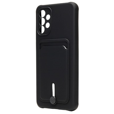 Чехол-накладка SC304 с картхолдером для "Samsung SM-A135 Galaxy A13 4G" (black)
