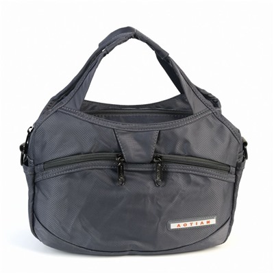 Маленькая спортивная текстильная сумка 20812 Грей
