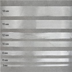Лента силиконовая матовая ширина 12 мм толщина 0.3 мм
