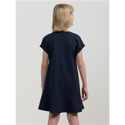 Платье для девочек Темно-синий(54)