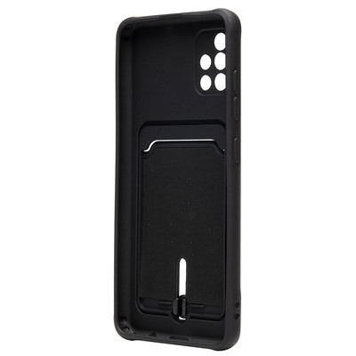 Чехол-накладка SC304 с картхолдером для "Samsung SM-A515 Galaxy A51 4G" (black)