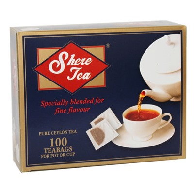 Чай                                        Shere tea                                        синяя пачка черный 100 пак.*2 гр. (12)