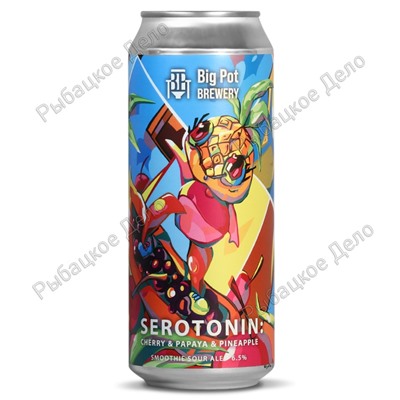 Serotonin: Cherry & Papaya & Pineapple ж/б 0,5л