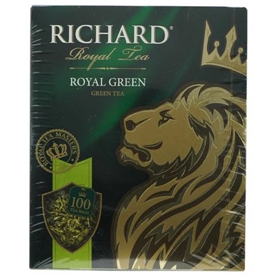 Чай                                        Richard                                        Royal Green 100 пак.*2 гр. зеленый (6) 102257