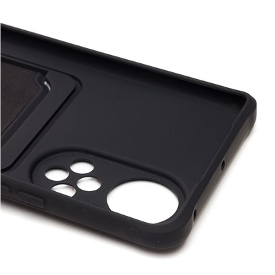 Чехол-накладка SC304 с картхолдером для "Huawei Honor 50/Nova 9" (black)